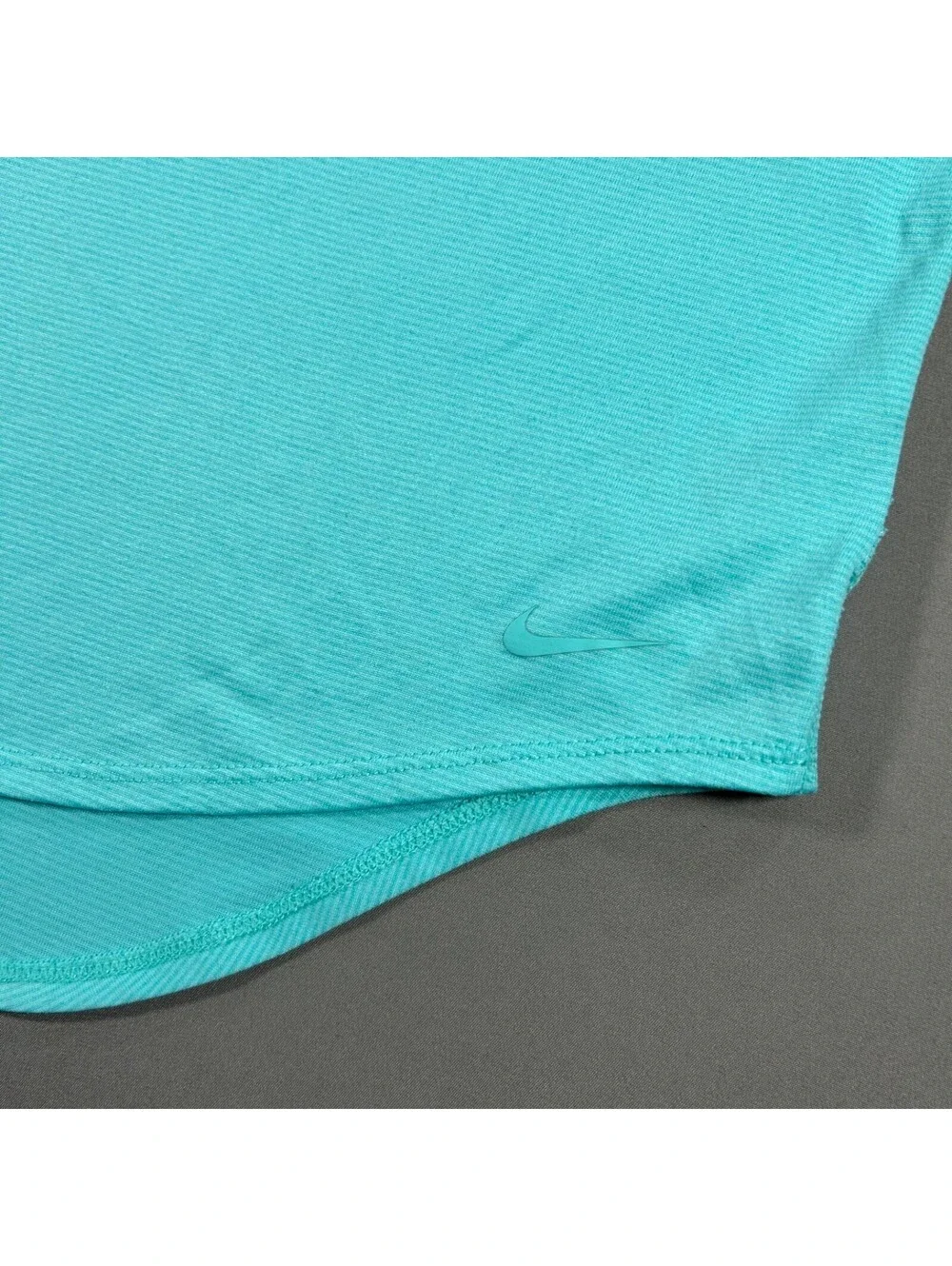Nike Dri-FIT Tank Top Womens Small Blue Racerback Scoop Neck Loose Fi